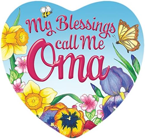 Imán del corazón Mis bendiciones me llaman Oma