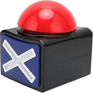 Buzzers de resposta de jogo, bipe alto tamanho pequeno ABS material fácil de armazenar aparência fofa resposta buzzers para festas de aniversário para adultos