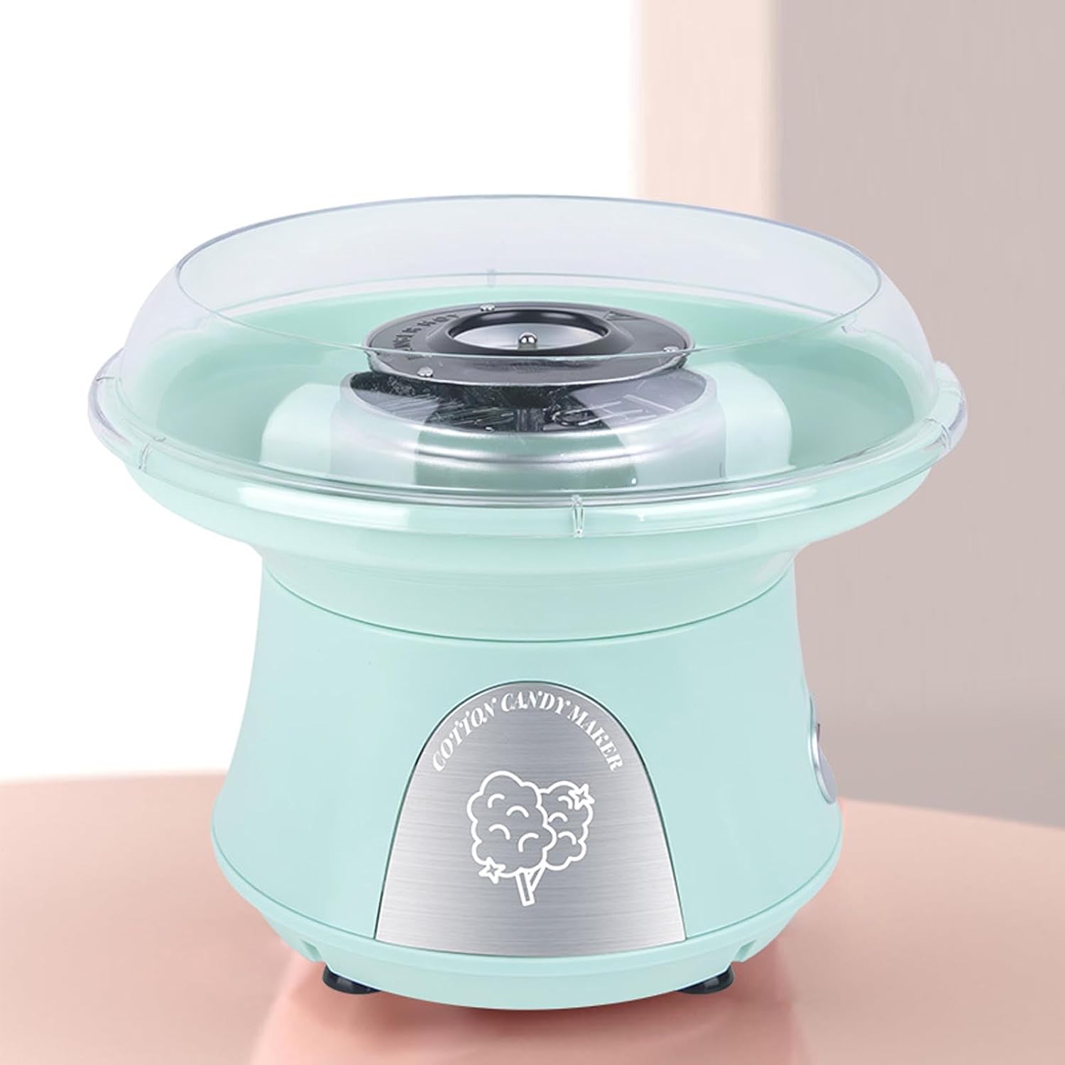 Cotton Candy Machine for Kids, Mini Countertop Cotton Candy Maker,Vintage Candy Maker for Gift, Party, Festival, Birthday (Green)