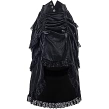 SHANSHAN Prairie Dress Colonial Floral Dress,Womens American Pioneer Costume Dress 1800s Dress