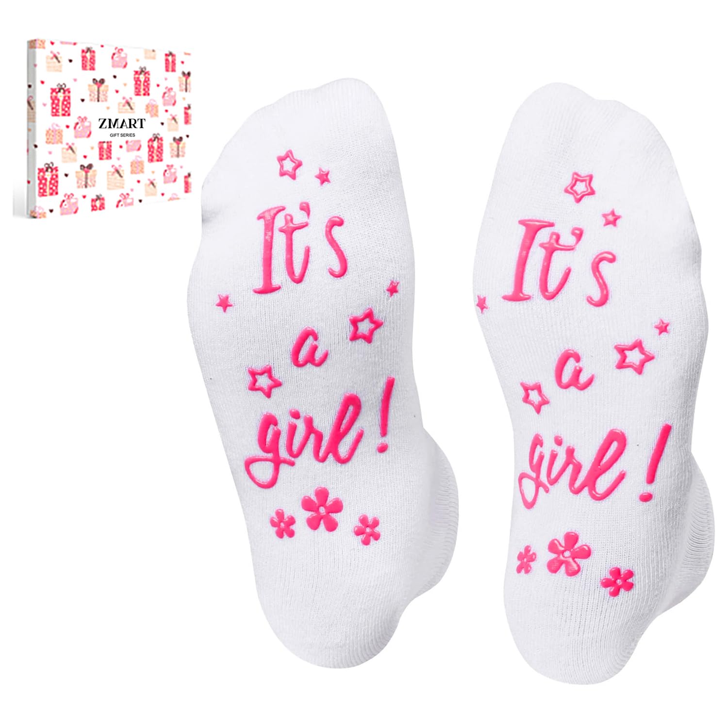 Zmart Pregnancy Socks for Expecting Moms - Mothers Day Gift for New Moms IVF Socks for Her