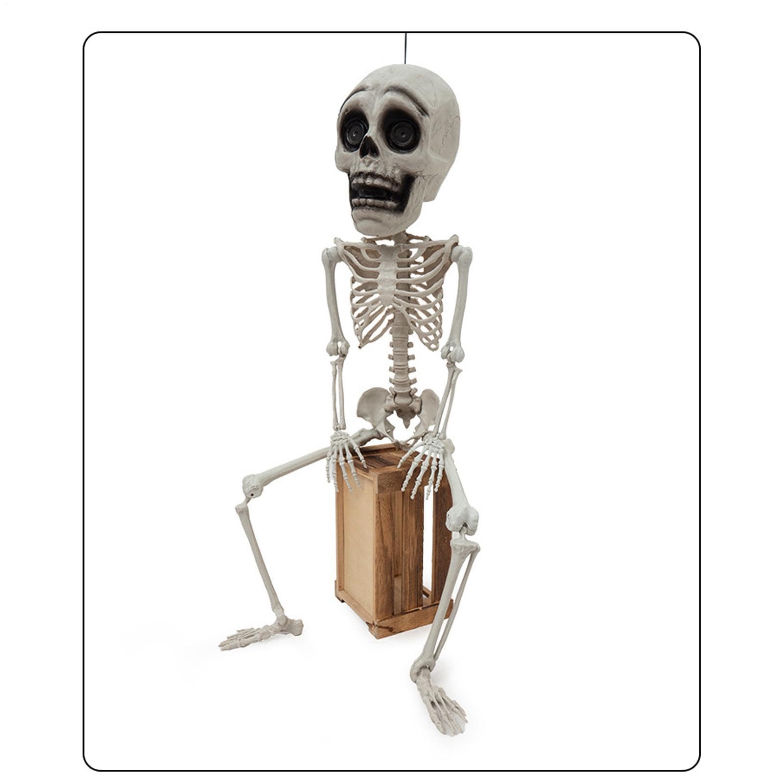 Esqueleto Halloween Figura Realista 105cm con Articulaciones Móviles