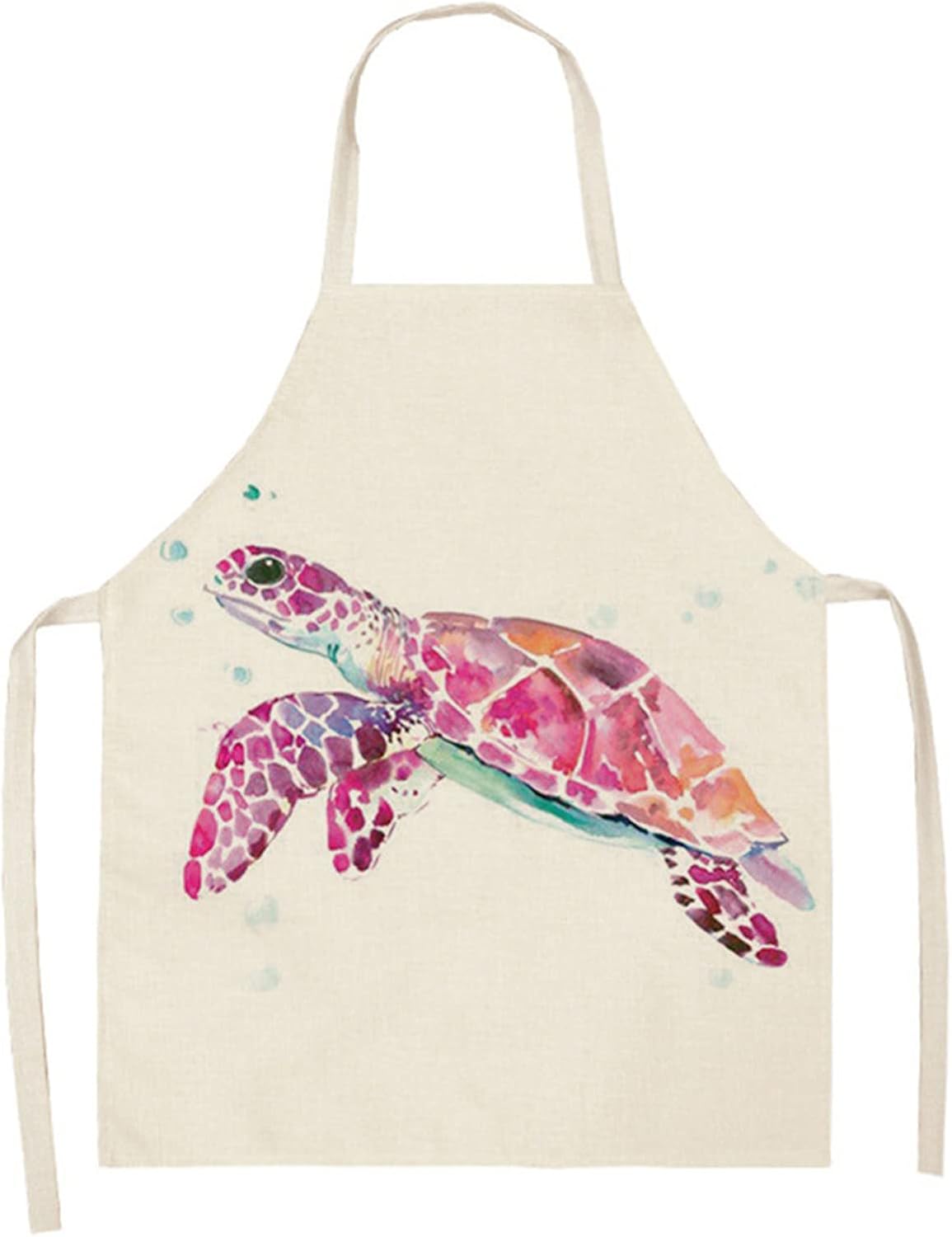 Tablier D'impression De Chat Noir Blanc Tabliers De Chef En Lin De Coton Cuisine Cuisson Pinafore Maison Bavoir Antisalissure Pour Adultes Enfants Femme Maman Tante Grand-mère Cuisson Barbecue