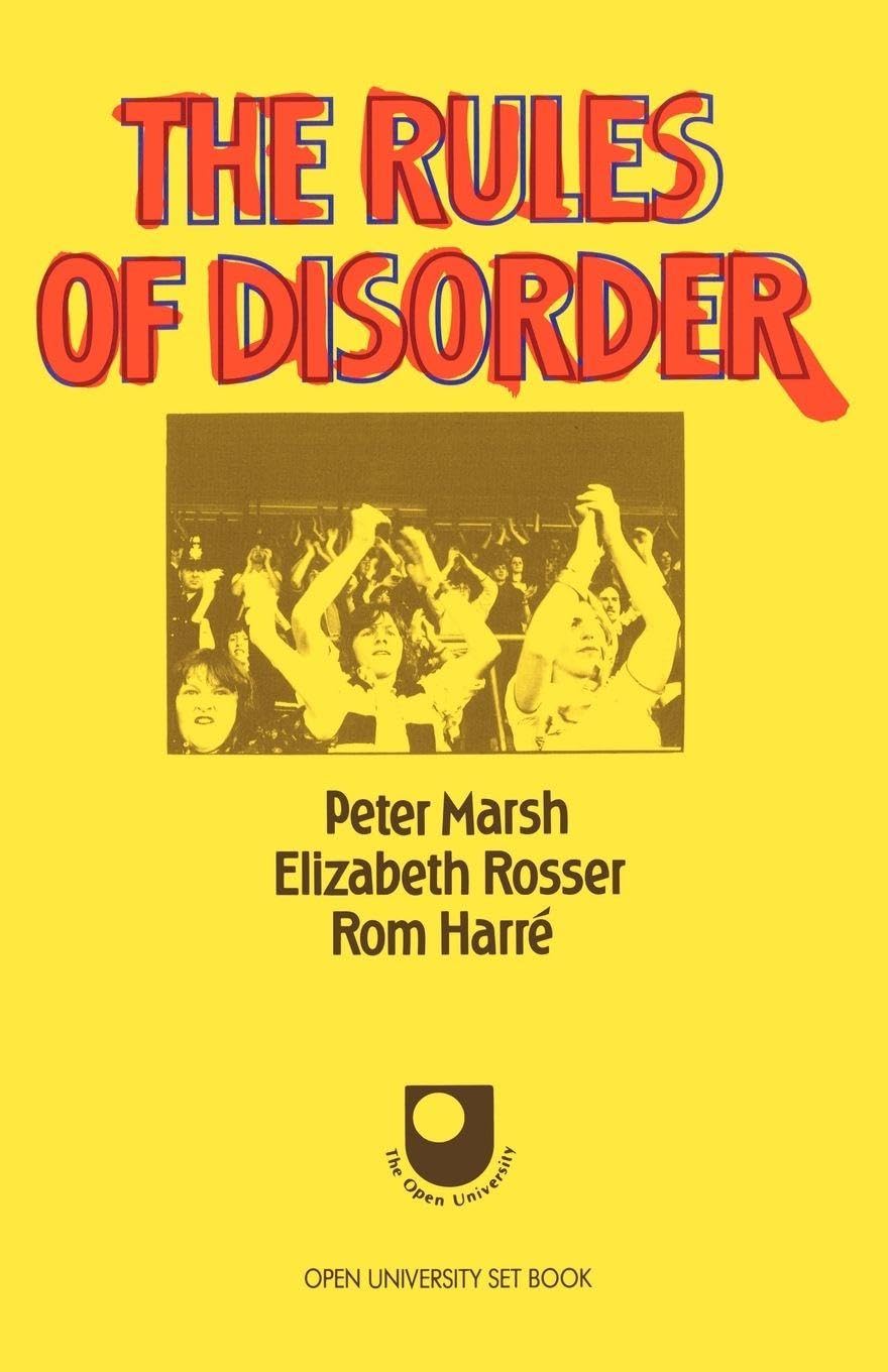 Buy The Rules Of Disorder (Social Worlds of Childhood) — BookShops.in