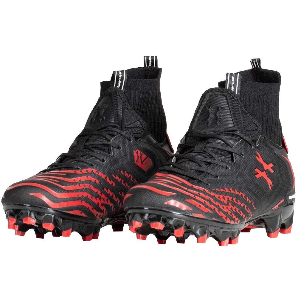 HK Army LT Diggerz_1 Low Top Paintball Cleats - Black/Red - Size 14