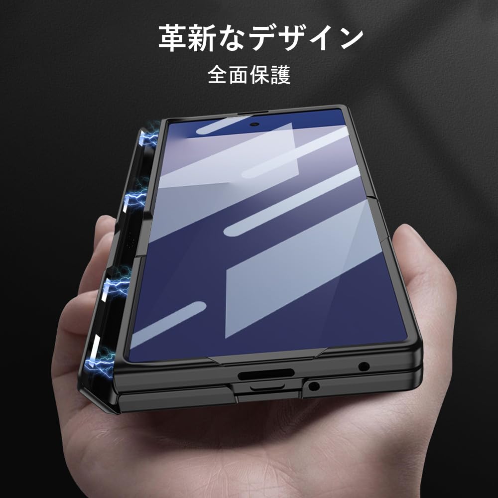 Amazon.co.jp: Galaxy Z Fold7 ケース ガラスフィルム付き Samsung