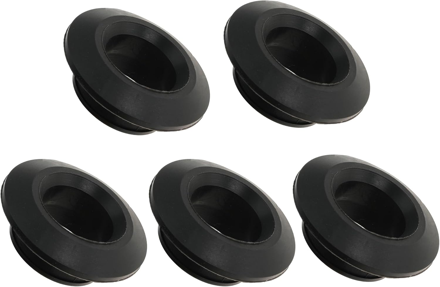 3/4 Inch Flexible Rubber Tank Adapter Compression Fittings for Sealing (Pack of 5)