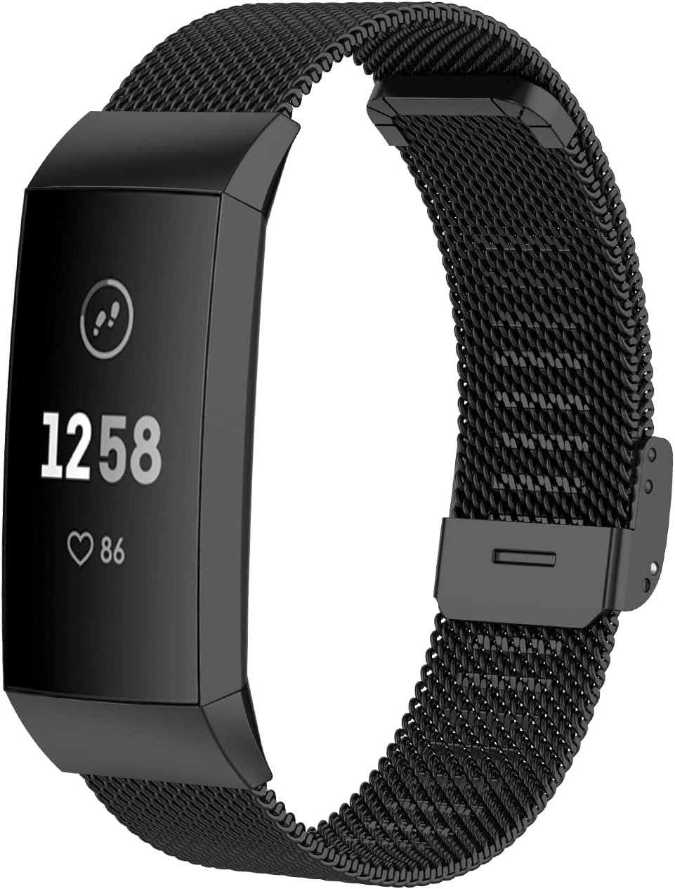 Amazon.com: Gheper Metal Band Compatible with Fitbit Charge 4/3/3 SE ...
