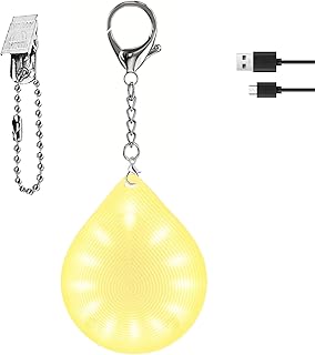 Tubasion 2-in-1 Purse Light with Clip & Hook, USB-C Rechargeable Handbag Light, Ultra Bright Touch Mini Bag Lights for Pur...