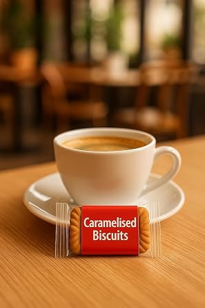Individually Wrapped Original Caramelised Biscuits, Single Package Welcome Pack (Pack of 50)