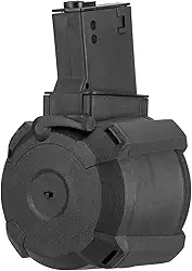 GoldenBall x Sentinel Gears 1200 cartuchos bateria de polímero elétrico Airsoft revista para M4 AEGs, bateria incluída - preto