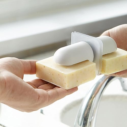 Miniatura 5 de Soap Dishes with Magnetic Design Practical Easy Cleaning Soap Box for Home Bathroom Shower Supplies
