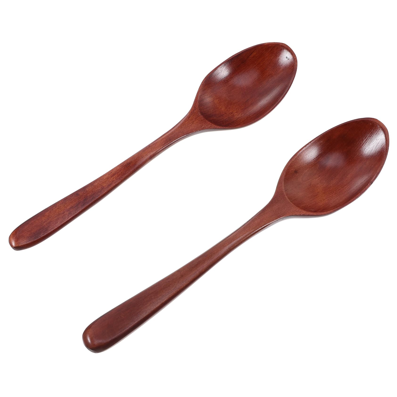 NAMOARLY 2pcs Mixing Spoon Honey Jam Spoon Sugar Spoon Cold Drink Spoon Dinner Spoon Coffee Stirring Spoon Long Tea Spoons Mini Coffee Spoons Cocktail Stirrer Spoons Dessert Spoons Wooden