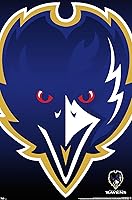 Vista 1 de Trends International NFL Baltimore Ravens - Póster de pared con logotipo 14, 22.375 x 34 pulgadas, versión premium sin marco