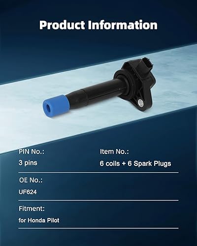 Vista 2051 de ECCPP Bobinas de encendido portátiles de repuesto para automóvil compatibles con Infiniti I30/para Nissan Maxima 3.0L V6 2000-2001 Reemplazo