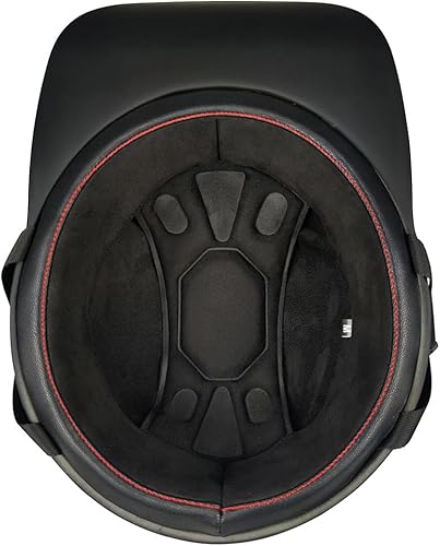 Miniatura 3 de Casco de motocicleta vintage para hombres y mujeres adultos, casco de moto de cara abierta, casco retro medio casco de moda gorra de béisbol casco