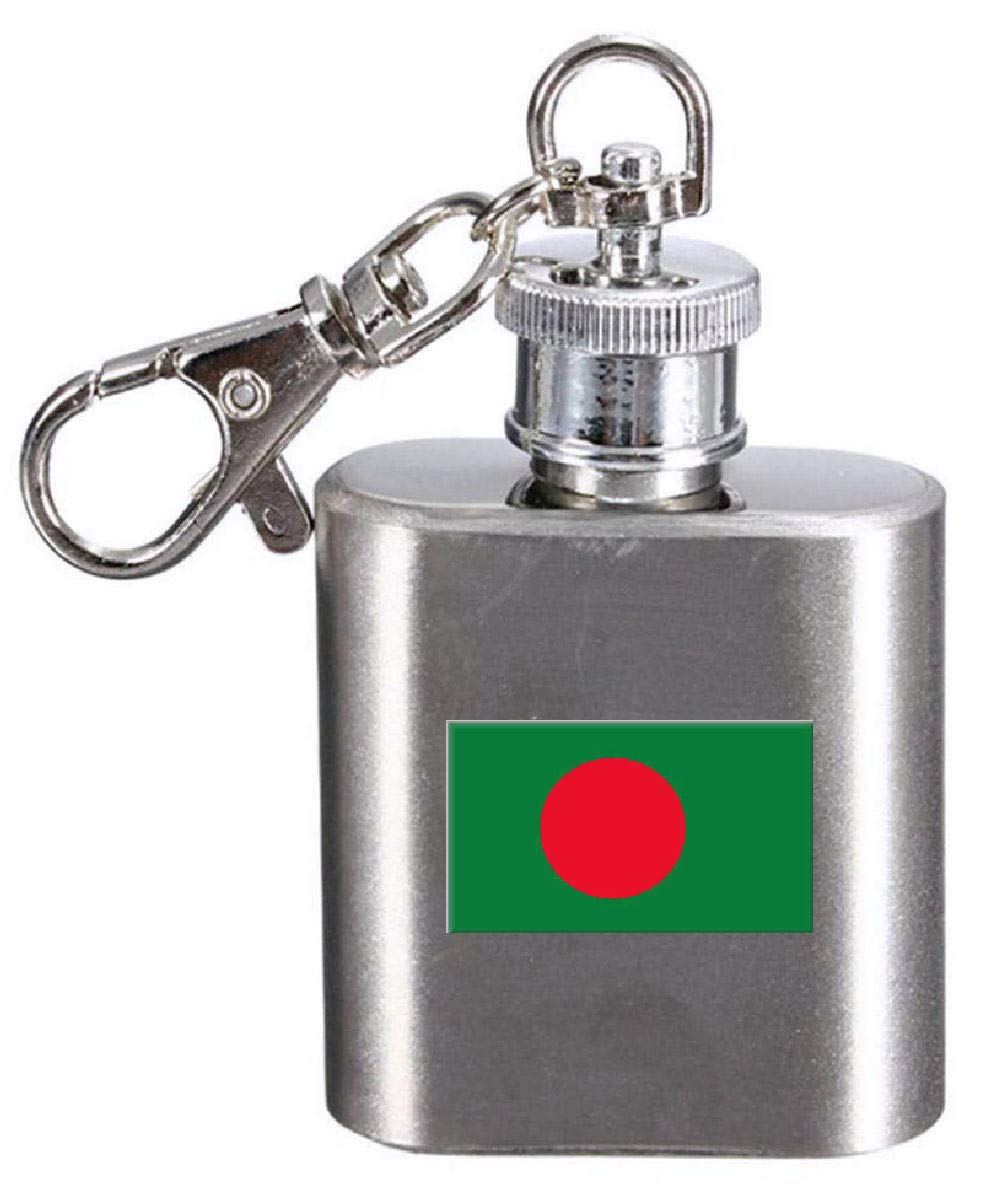 Flasque porte-clés Bangladesh idéale pour vos randonnées et soirées entre amis
