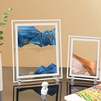 Amazon.co.jp: 落ちる砂 砂絵時計 流れる 流砂画 流砂塗装