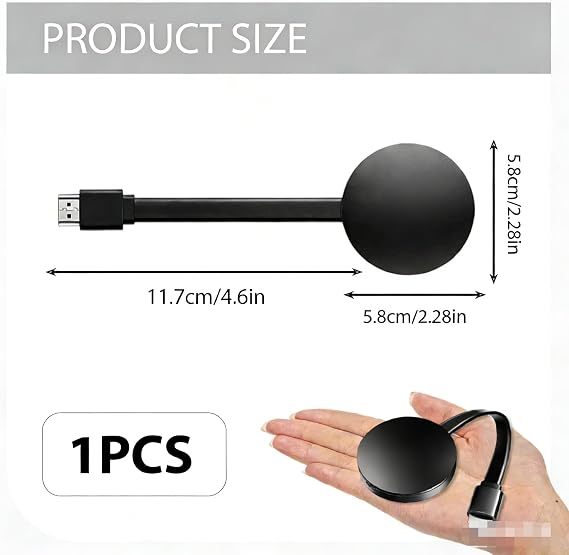 Chromecast Device for TV Miracast Display Dongle Adapter 4K Streaming Plug