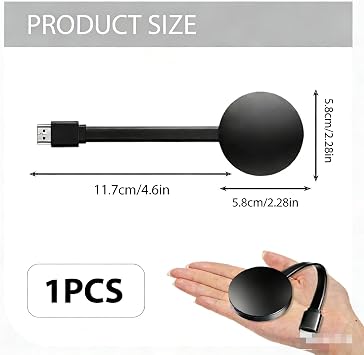 Chromecast Device for TV Miracast Display Dongle Adapter 4K Streaming Plug