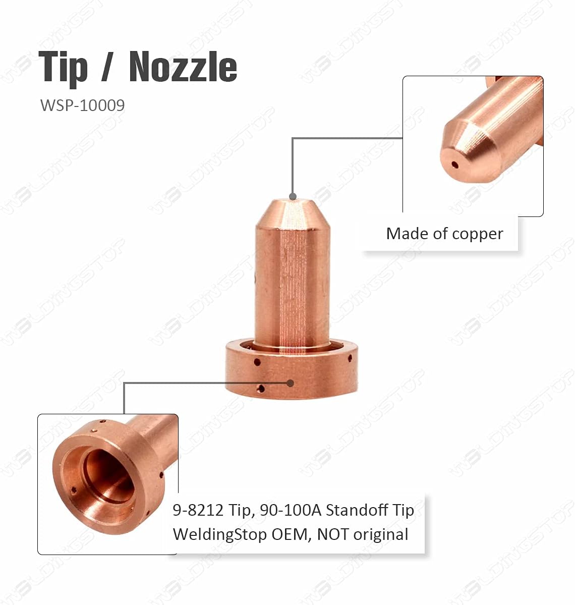 WeldingStop 5-2556 for 90-100A SL60 Plasma Torch Thermal Dynamics Cutmaster 52/82 / 102/152 Cutter Kit