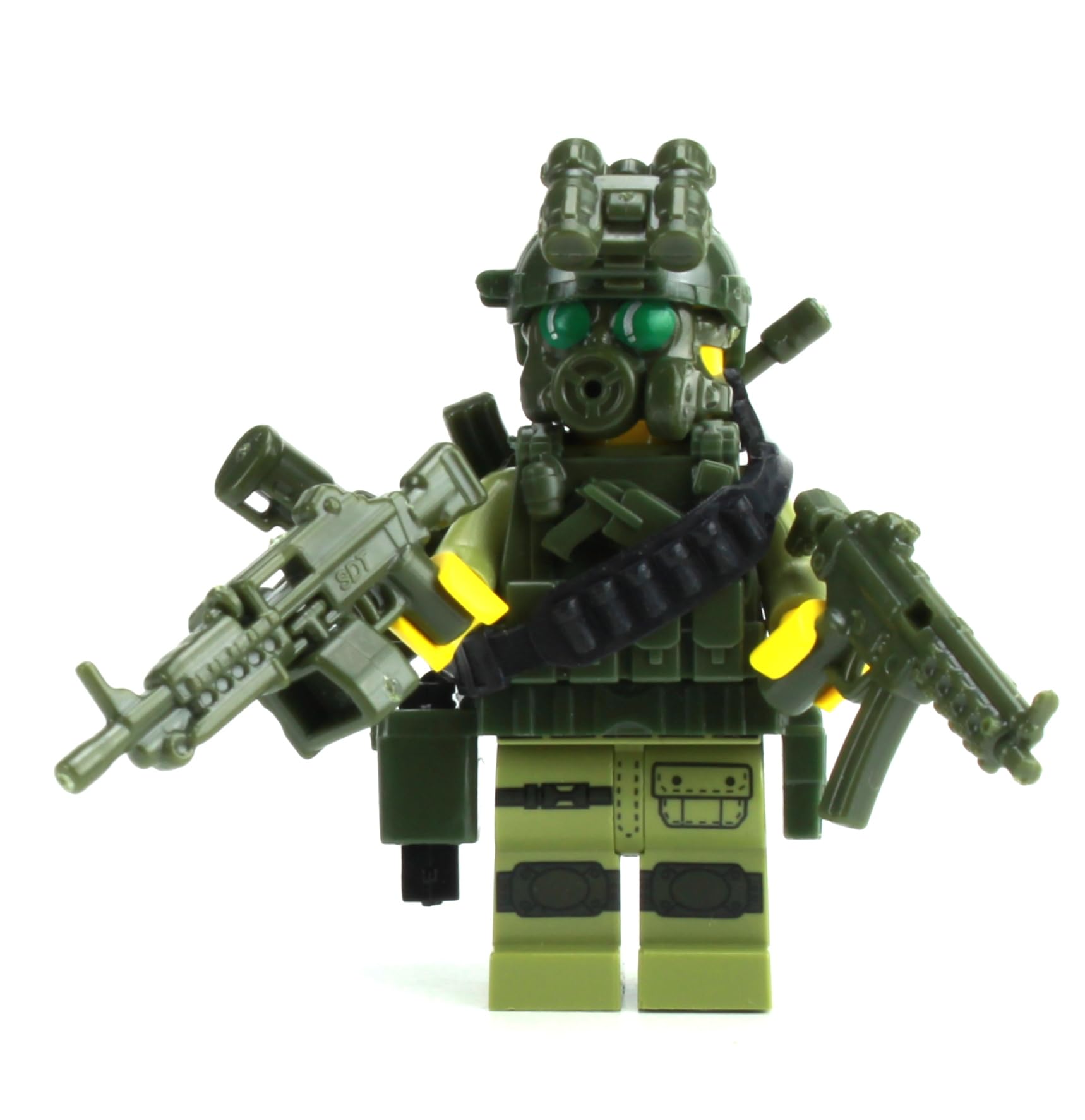 Battle Brick 1.6 Inches Tall Custom Special Forces Commando Custom Minifigure | Genuine Military Minifig | Packaged in USA | Great Gift for Ages 10+ to Adult AFOL