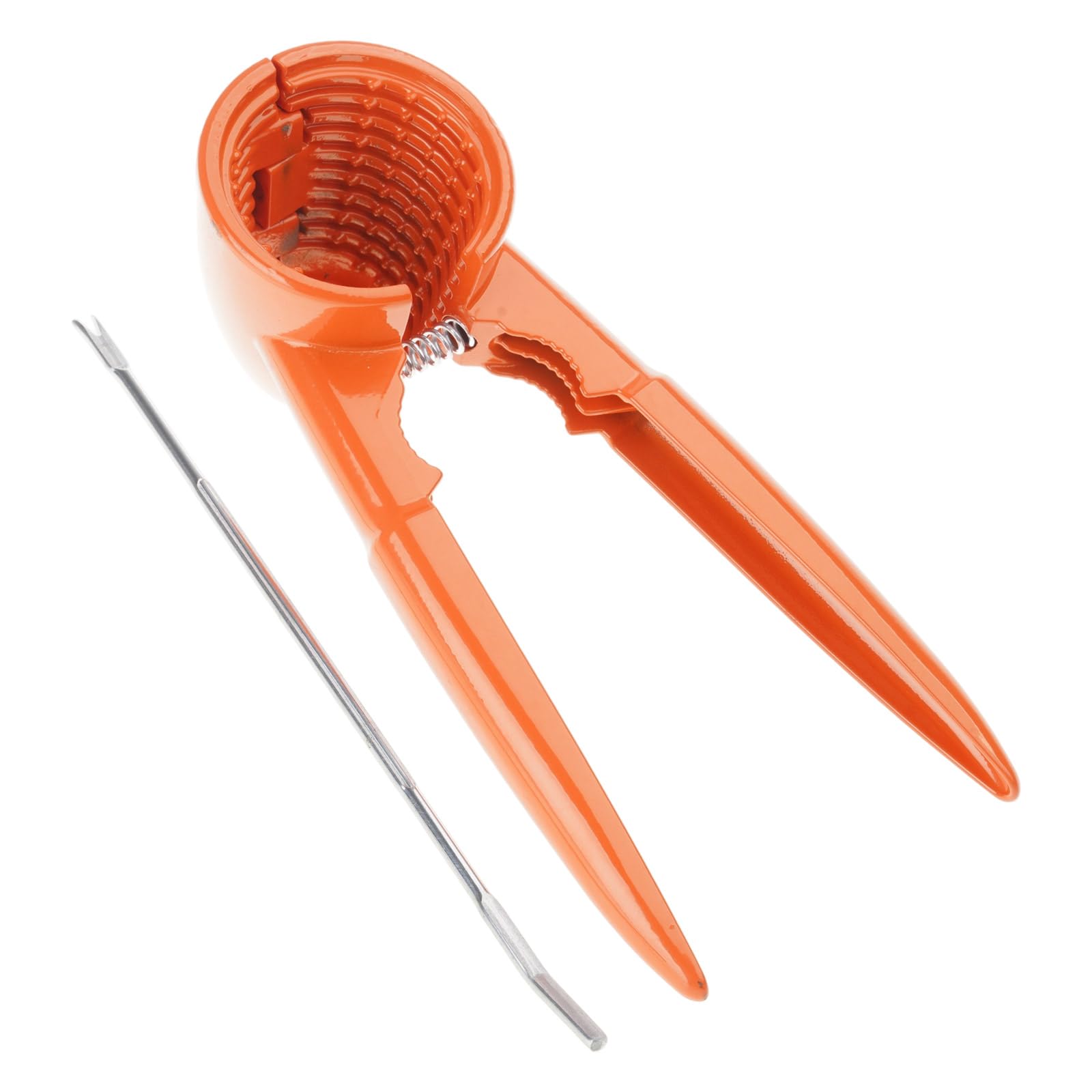 MALSSE Food Safe Double Size Openings Aluminum Nut Plier Clip for Easy Cracking Walnuts Pecan Family Kitchen Nut Cracker