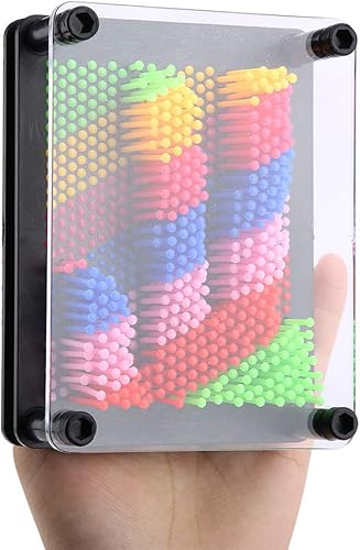 Miniatura 5 de Tablero de arte 3D, juguete de escultura de plástico arco iris, escritorio, oficina, decoración del hogar, el mejor regalo para niños o adultos (S)