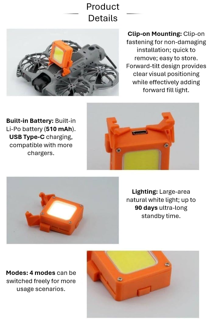 Amazon.com: ILEI Night Lights Navigation Light for DJI Neo 2