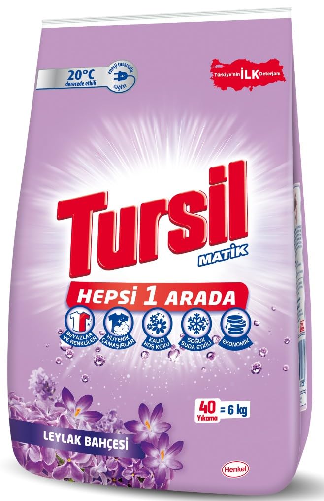 Tursil Leylak Bahçesi Toz Deterjan 6KG