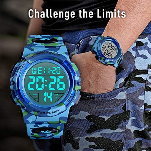 Image of L LAVAREDO Digital Men's Watch (Black Dial Black Colored Strap)