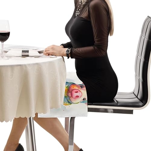 Miniatura 7 de Cloth Napkins Set of 4 Cute Piglet 20x20 Inch Cloth Napkins Pig Painted Washable Reusable Kitchen Dinner Napkins Table Decor for Wedding, Holiday