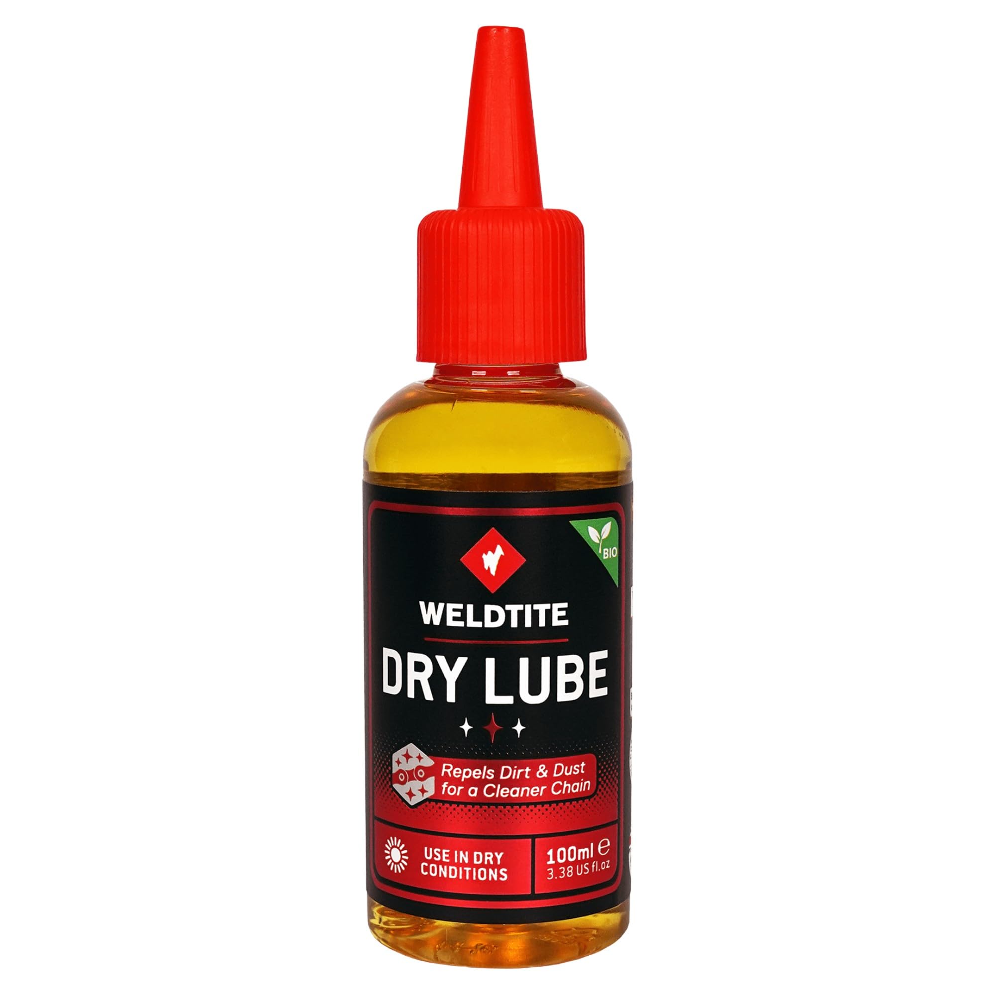 WELDTITE Dry Lube With Surface Protector - High Performance Lubricant for Bike Chains, 100 ml