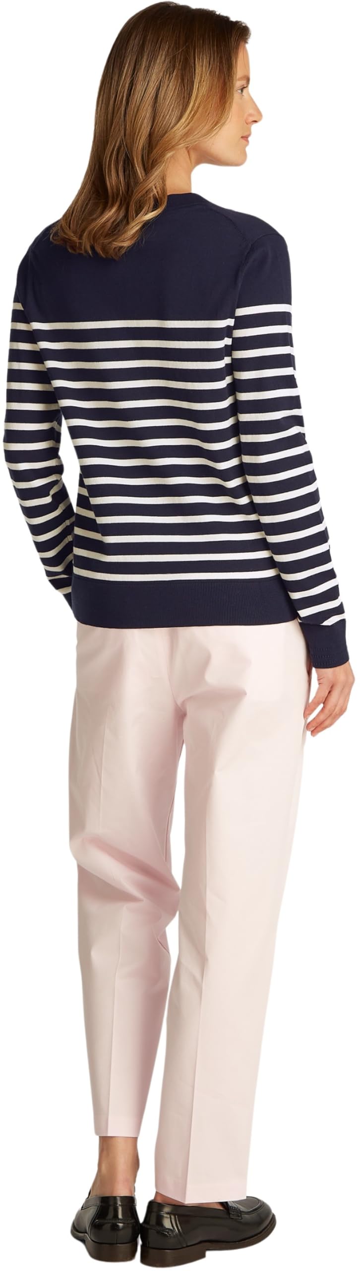 Tommy Hilfiger Damen Pullover Jersey Stitch V-Neck Strickpullover