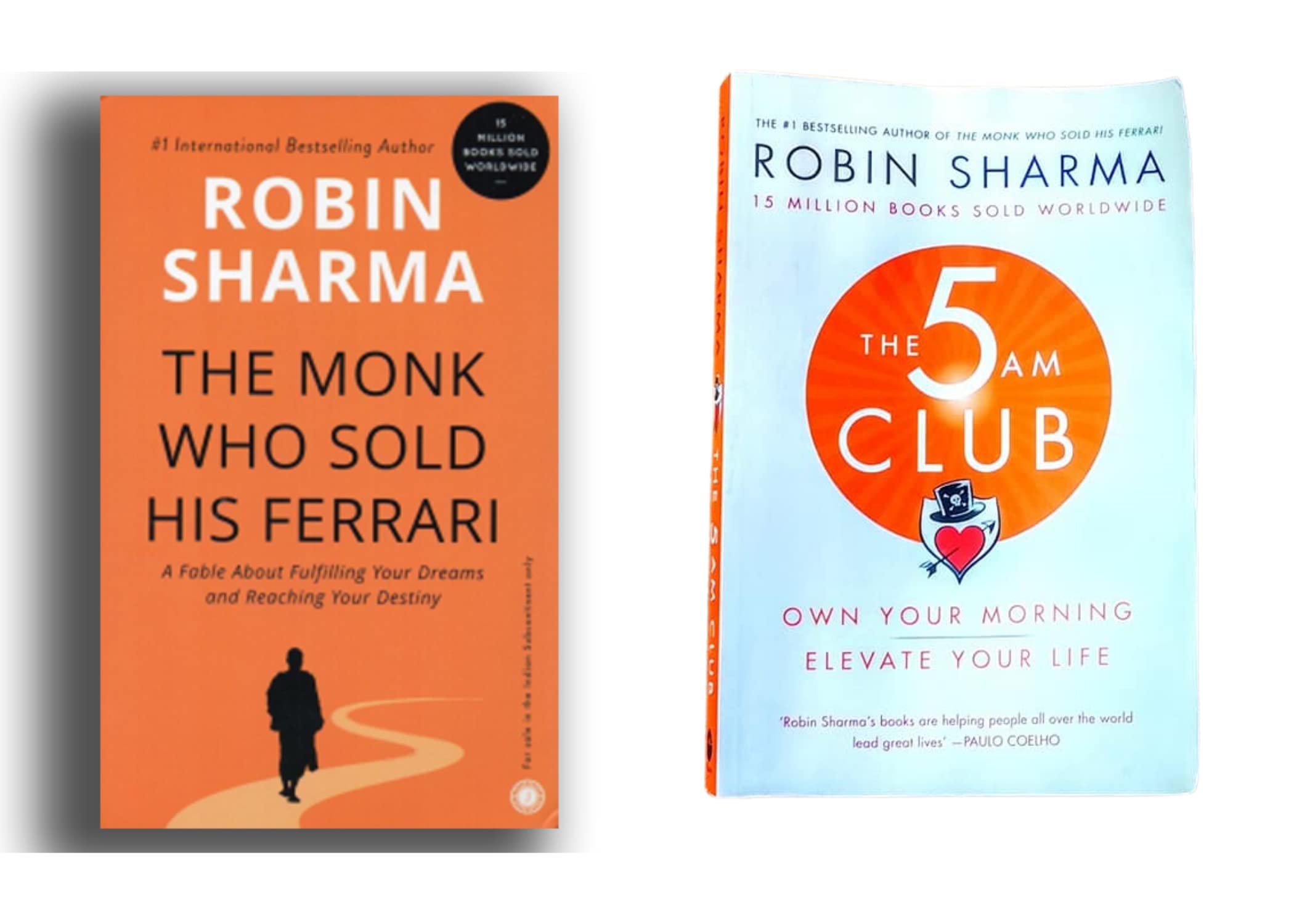 The 5 AM Club + The Monk Who Sold His Ferrari ( Set of 2 Books )