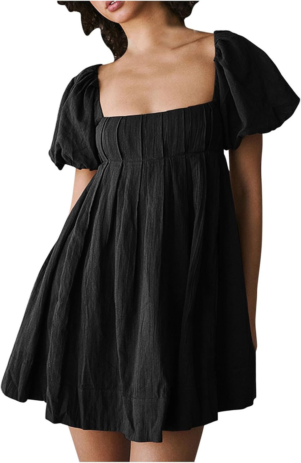 Babydoll Mini Dress for Women Cotton Square Neck Jamaica Ubuy