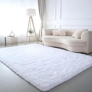 CAIYUECS Shag Area Rug,Indoor Ultra Soft Plush Rugs for Bedroom Living R...