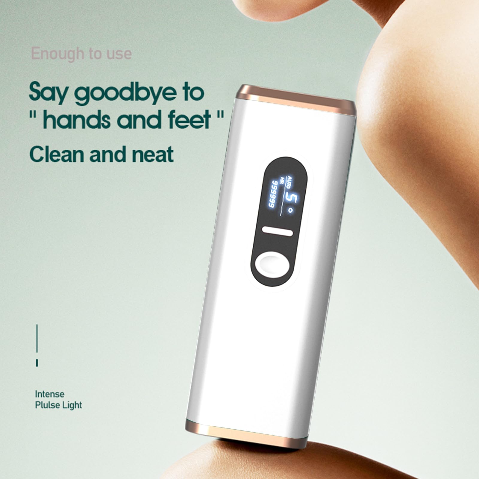FENCY Laser Hair Removal Device for Women and Men, 5 Energy Levels and 990,000 Flashes, at-Home Permanent Painless IPL Hair Remover for Armpits Legs Facial Whole Body