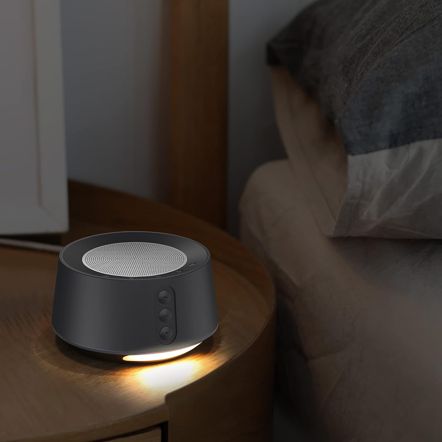 Fitniv White Noise Machine with Adjustable Baby Night Light for Sleeping, 14 High Fidelity Sleep Machine Soundtracks, Timer and Memory Feature, Plug in, Sound Machine for Baby, Adults