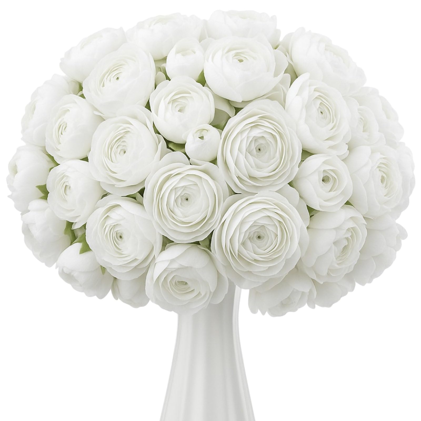 Giegxin 48 Pcs Ranunculus Artificial Flower