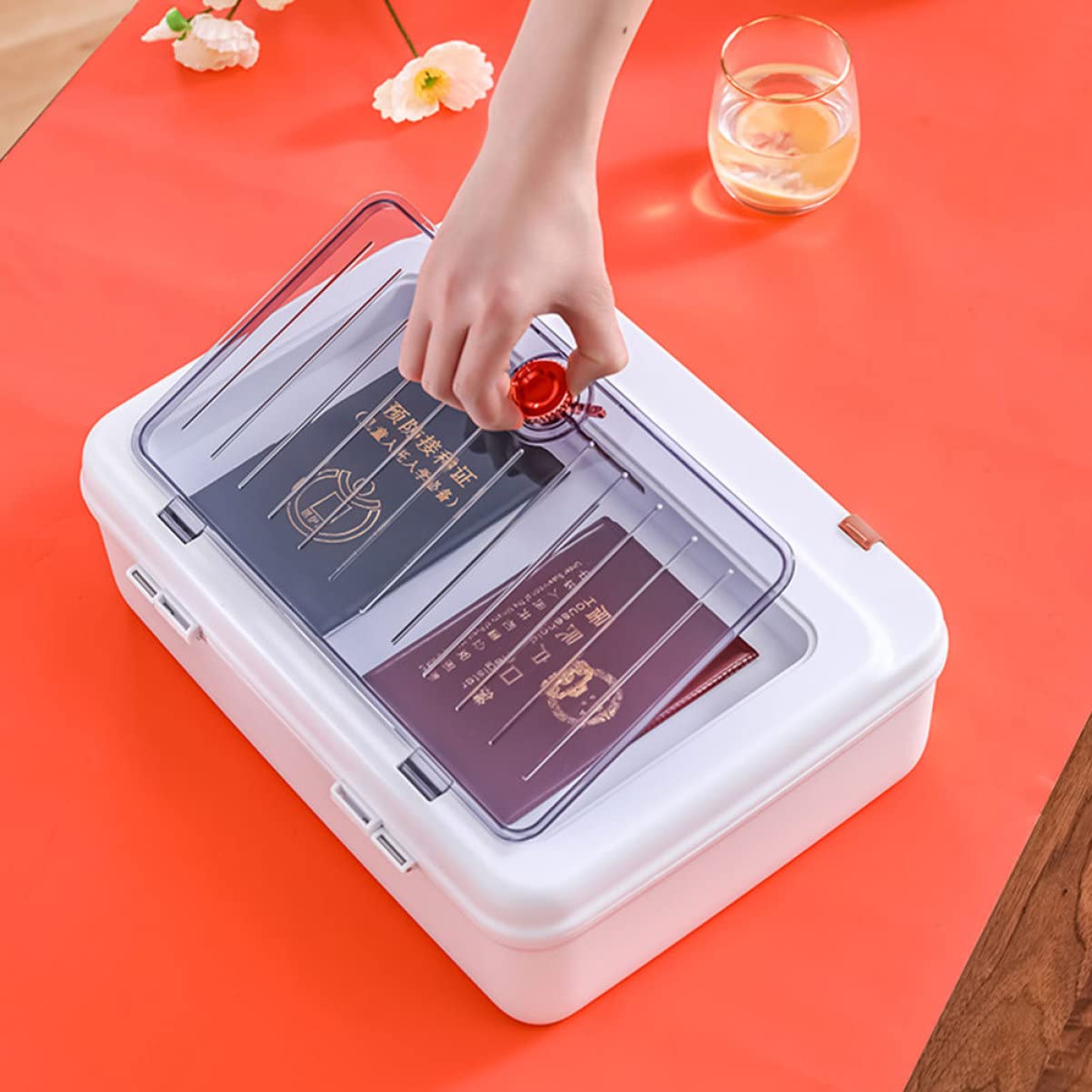 GALPADA Borsa Portadocumenti in Materiale di Custodia Portatile per Documenti Cartacei Borsa Multistrato per Organizzare Documenti Voucher Biglietti e Coupon Casa Ufficio