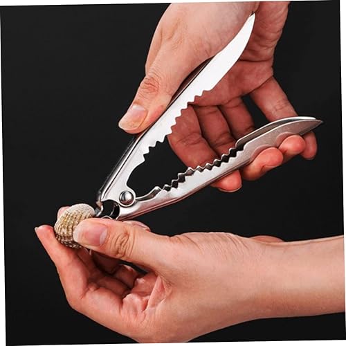 Miniatura 5 de TIDTALEO abridor de almejas mariscos shucker dexter cuchillos herramienta abridor de ostras galletas langosta apertura ergonómica almeja shucker