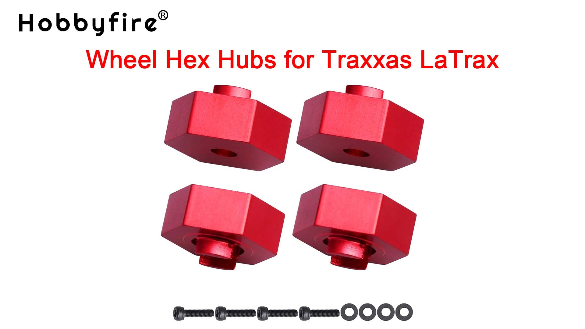 Amazon.com: Hobbyfire Metal Aluminum Wheel Hex Hubs 4-Pack