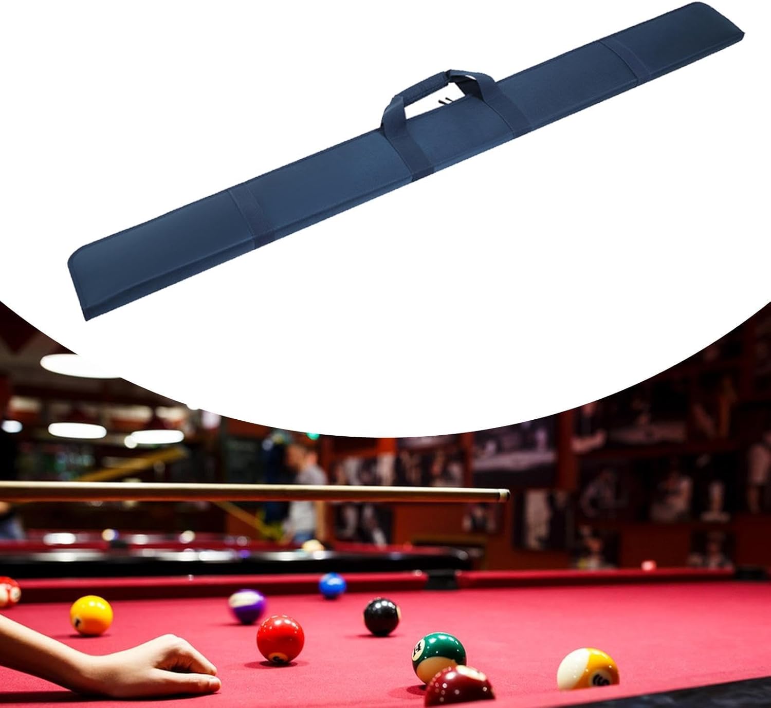Billiard Cue Case with Shoulder Strap for Easy Transport