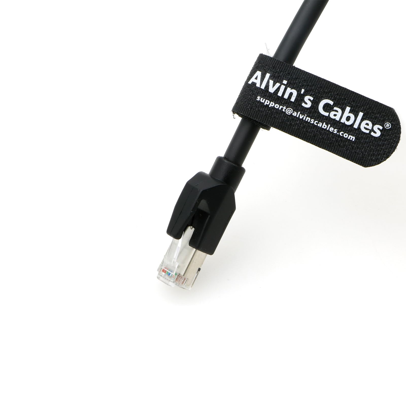 Alvin's Cables Gige Vision Câble horizontal RJ45 Lock vis industriel Câble Ethernet blindé CAT6A-Flex-Chain haut contenu, compatible avec Cognex Keyence Basler HikVision Camera16.4ft