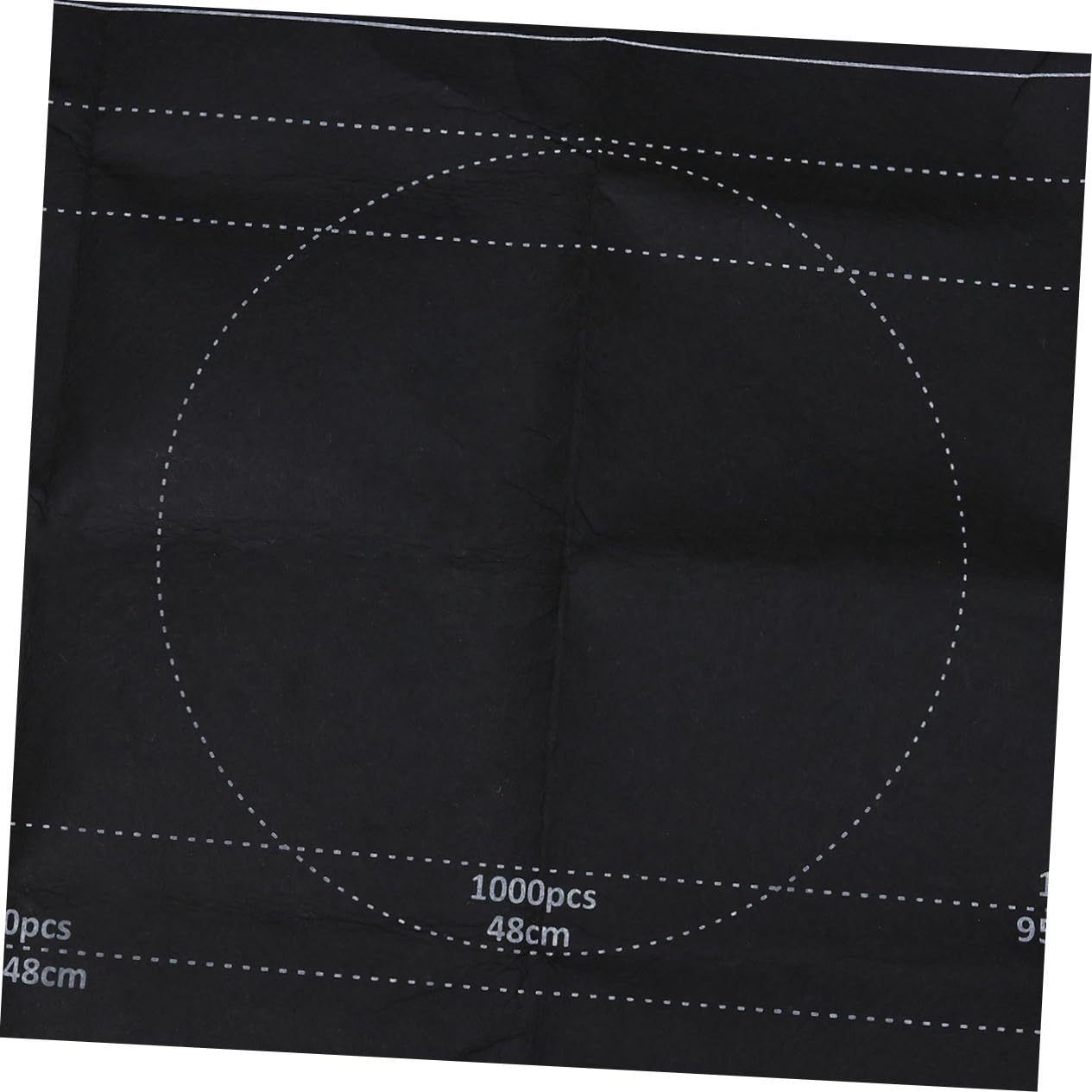 Toddmomy Jigsaw Puzzle Mat Black Felt Play Mat for Up to Portable Storage with Inflatable Tube Fixing Bands for