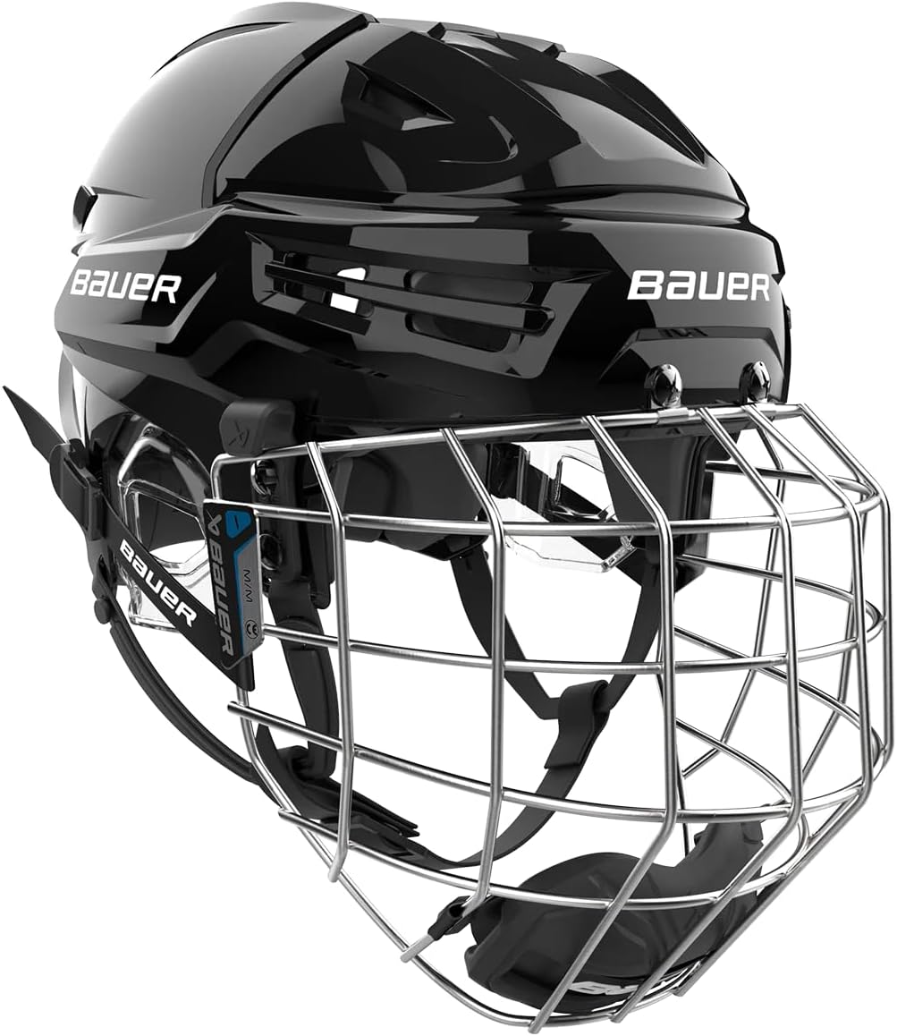 Bauer Re-Akt 70 Senior Hockey Helmet Combo with Facemask - Adjustable Comfort Fit & Protection