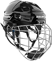 Bauer Re-Akt 70 Senior Hockey Helmet Combo with Facemask - Adjustable Comfort Fit & Protection