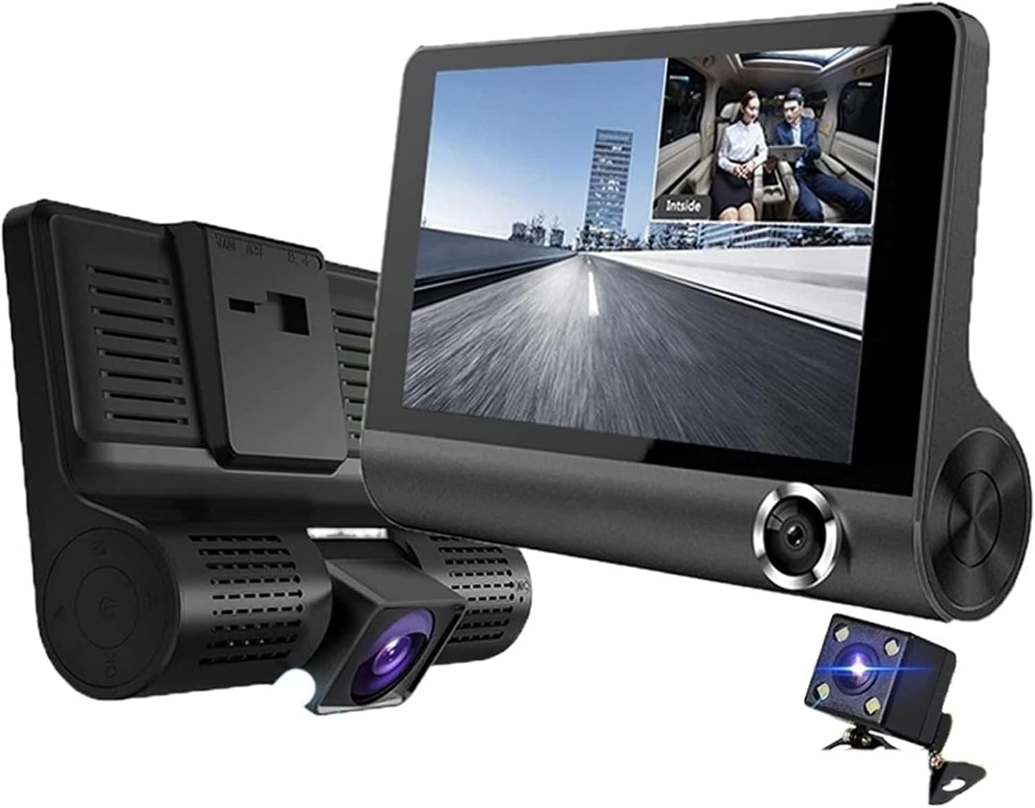 Techking 15 Years Warranty Smart Dual Dash Cam 1080P – Full HD Front & Rear Car Cameras with 170° Wide Angle, G-Sensor, Loop Recording, Night Vision & WDR for Safer Driving Day and Night-image-11
