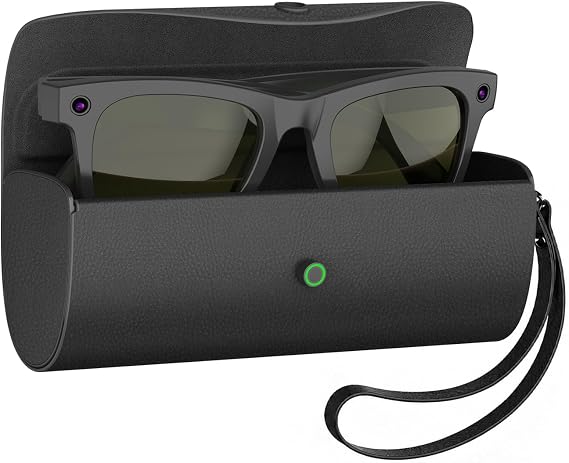 Charging Case for Meta Ray-Ban Glasses - 3500mAh Rechargeable Travel Charger for Wayfarer, Skyler, Headliner & Oakley